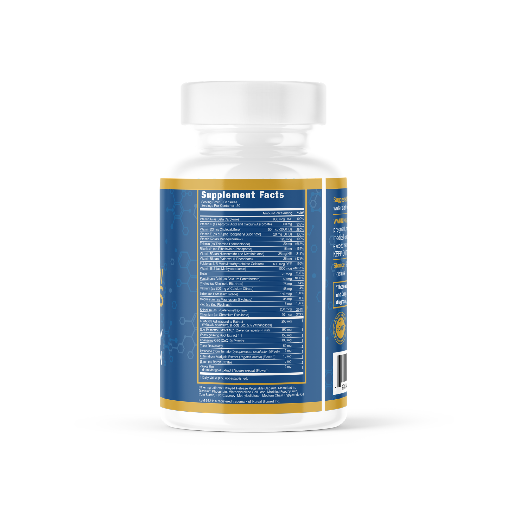 NeuroGlow Naturals Men’s Daily Multivitamin